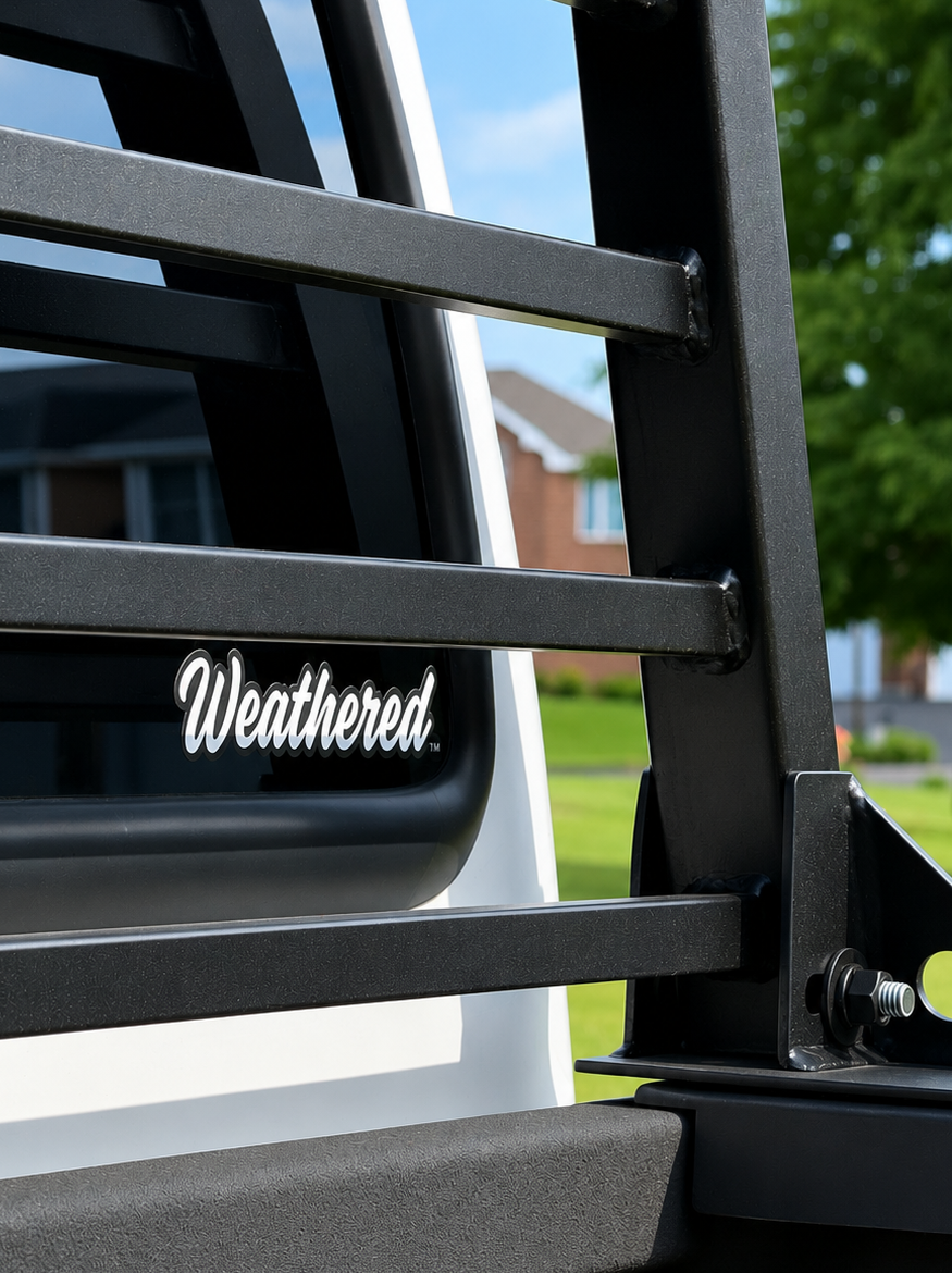 Weathered Die Cut Logo Sticker